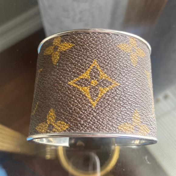 Louis Vuitton Jewelry - Repurposed / upcycled cuff bracelet
